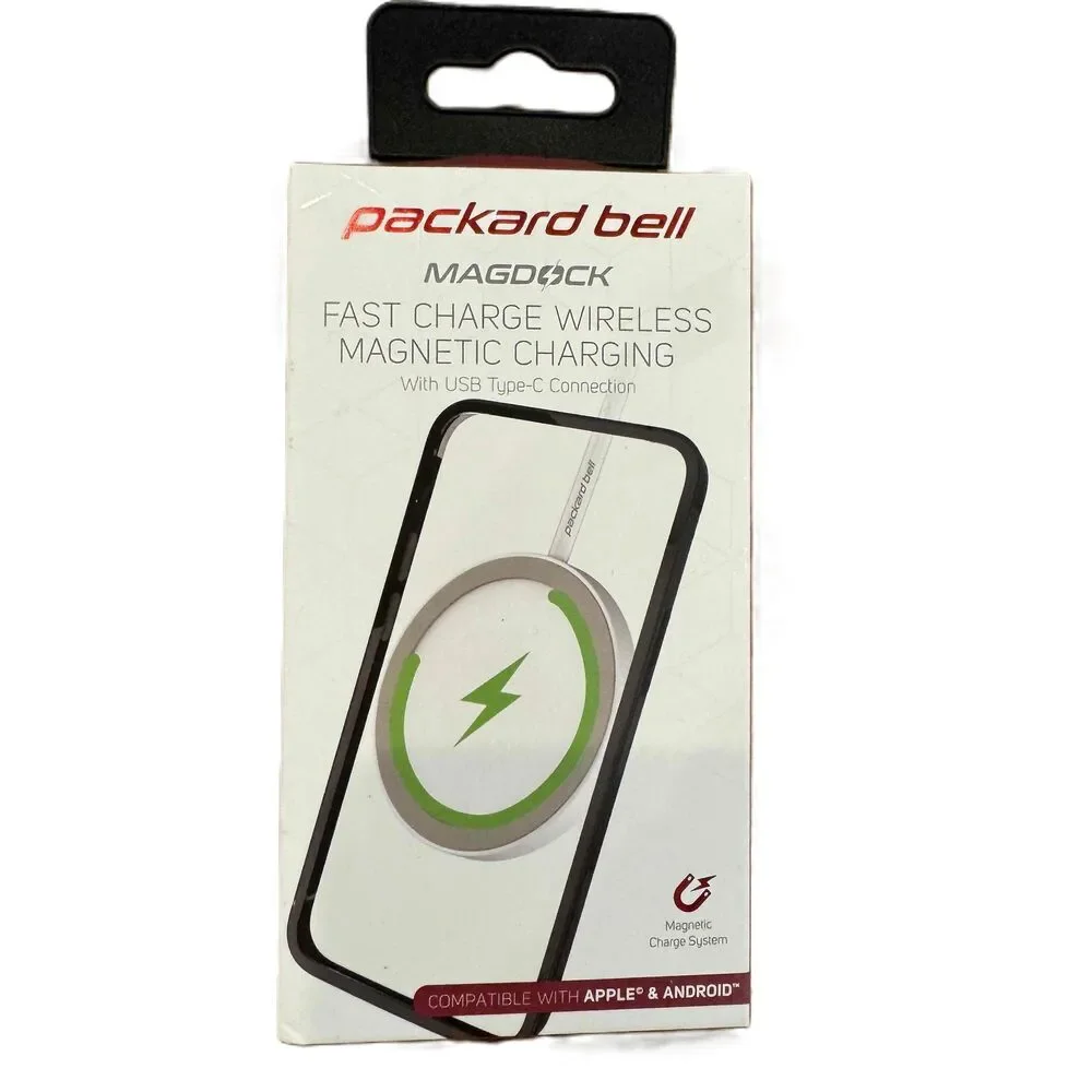 New Packard Bell Magdock Magnetic USB-C TravelWireless Charger iPhone/android